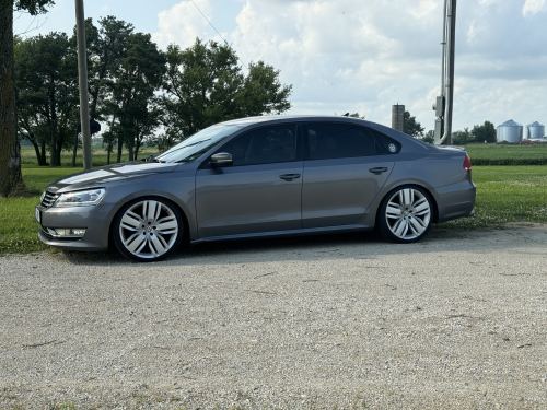 Bc coilovers installed wheels refinished all cleaned up for her first show.