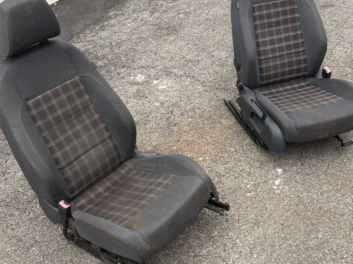 Cleaning the new seats!